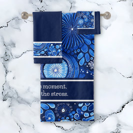 Shibori Botánico Azul diciendo