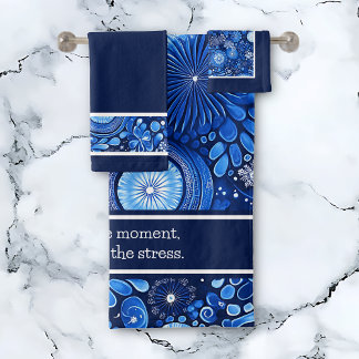Shibori Botánico Azul diciendo