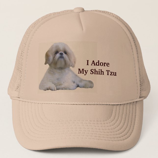Shih Tzu adoro el gorra (Anverso)