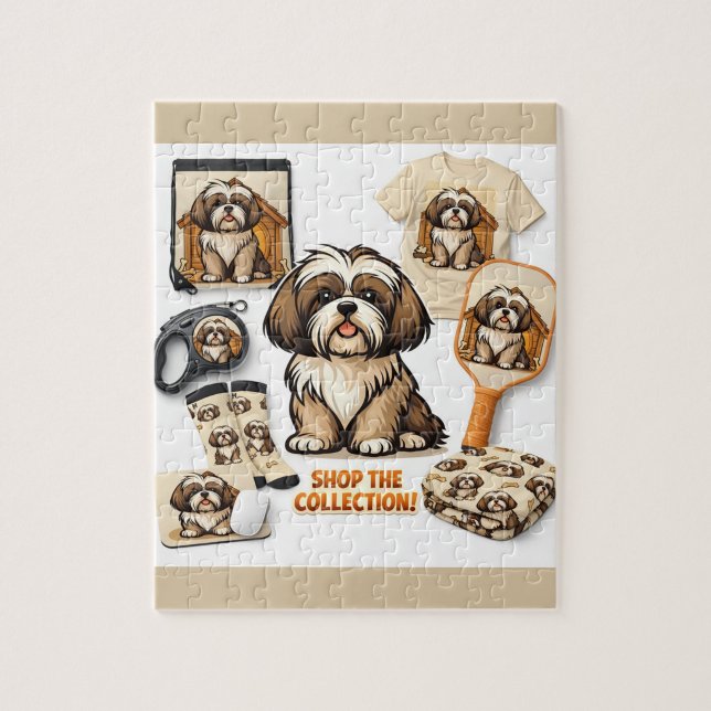 Shih Tzu Boutique Collection Puzzle  ("A whole world of Shih Tzu charm in one puzzle")