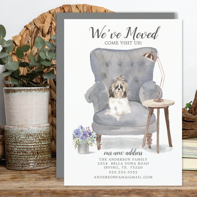 Shih tzu Dog Hemos movido la Invitación (Subido por el creador)