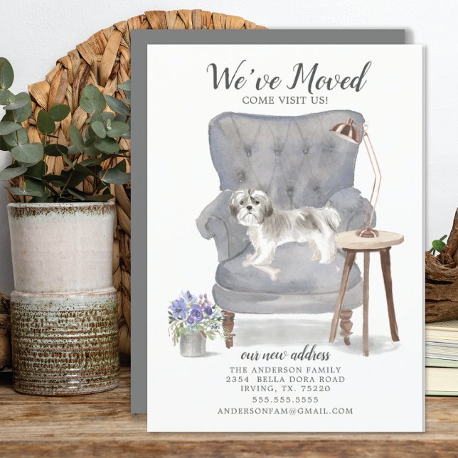 Shih tzu Dog Hemos movido la Invitación (Subido por el creador)