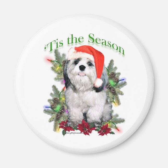 Shih Tzu 'Esta es la estación - imán (Frente)