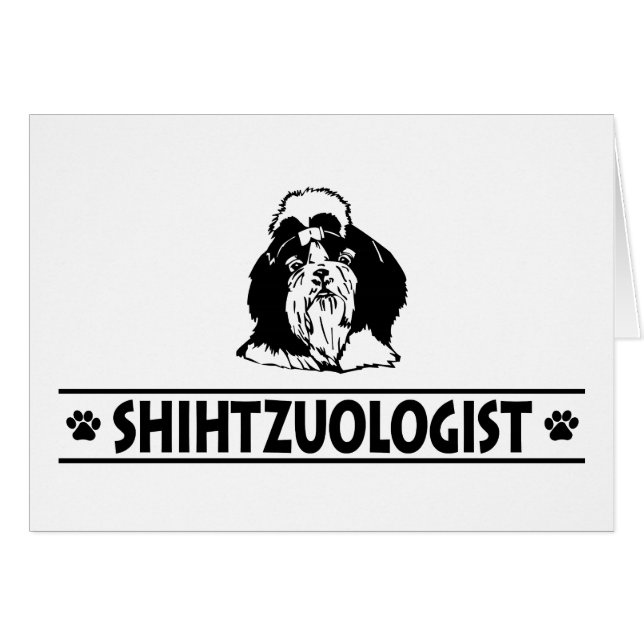 Shih Tzu, humorístico (Anverso (Horizontal))