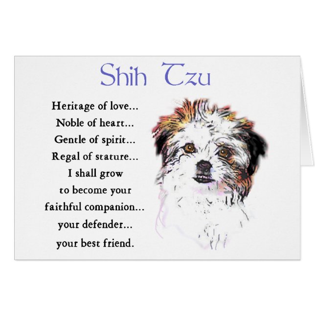 Shih Tzu Lovers Regalos (Anverso (Horizontal))