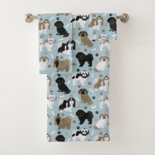 Shih Tzu Perro garras y huesos