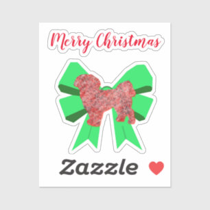 Shih Tzu Perro Silhouette Personalizado Pegatina d