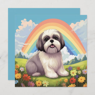 Shih Tzu Rainbow Bridge Personalizado Dog Name Sym