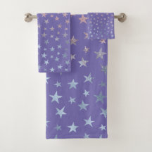 Shimmer Dreams Stars Purple, Pink and Blue