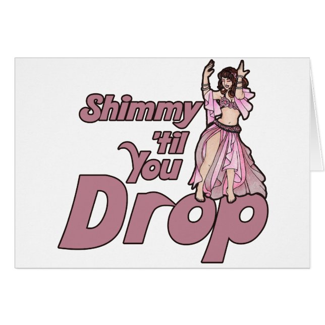 Shimmy hasta que sueltes a Belly bailarina (Anverso (Horizontal))