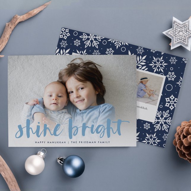 Shine Bright | Tarjeta de fotos completa Hanukkah (Subido por el creador)