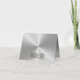 Shine Metalizado plateado - Tarjeta de nota de agr