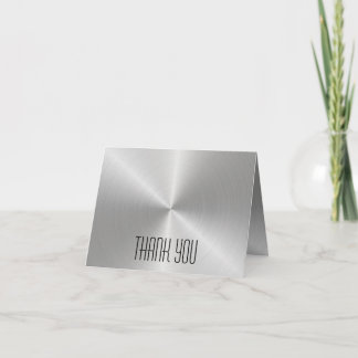 Shine Metalizado plateado - Tarjeta de nota de agr