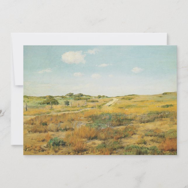 Shinnecock Hills de William Merritt Chase (Anverso)