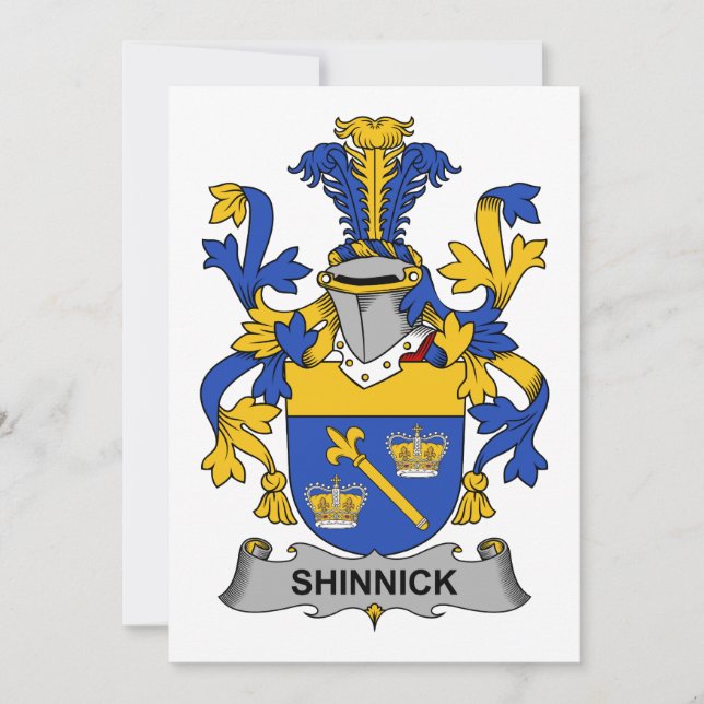 Shinnick Family Crest (Anverso)