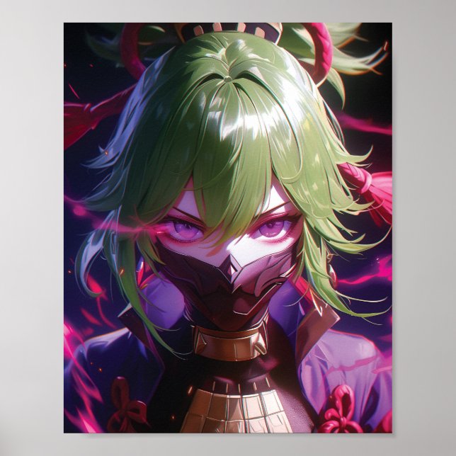 Shinobu - Impacto de Genshin | Póster (Frente)