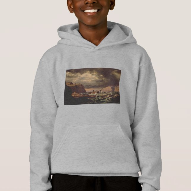 Shipwreck on the Norwegian Coast by Johan Dahl  (Anverso)