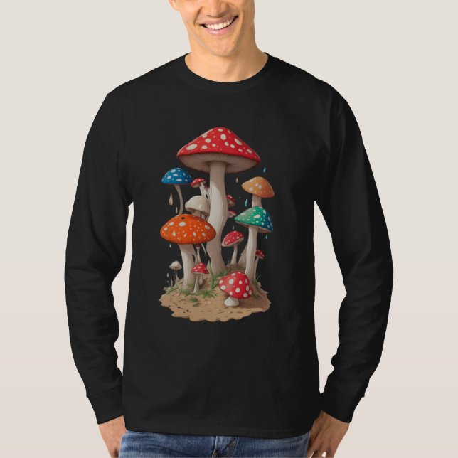 Shirt Magic Mushroom | Camisa hippie | Micología (Anverso)