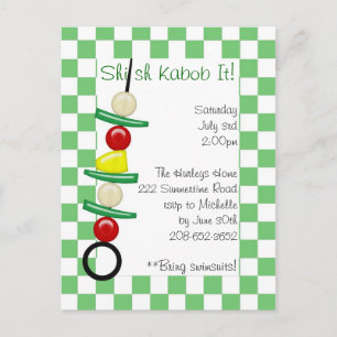 Shish Kabob Invitación