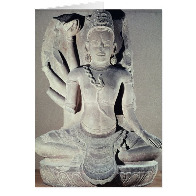 Shiva con diez brazos, de Thap Banh él templo, (Frente)