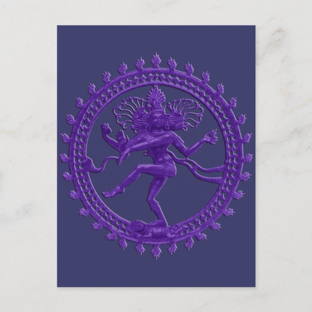 Shiva, la postal del bailarín cósmico (Anverso)