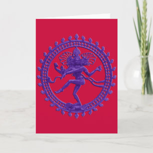 Shiva la tarjeta de felicitación cósmica del