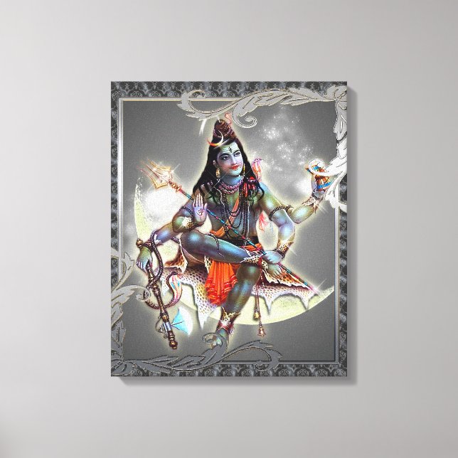 Shiva - Magia De Gris - Lienzo Envuelto (Anverso)