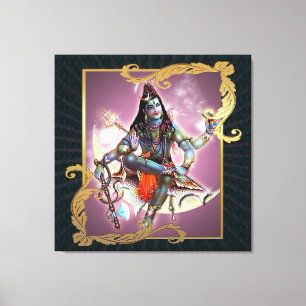 Shiva - Vintage Moss - Lienzo envuelto