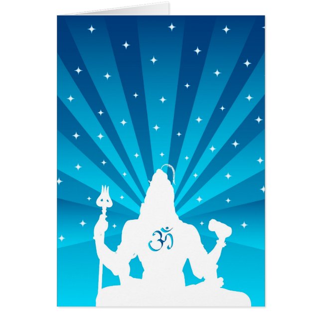 Shiva y OM - dios indio (Frente)