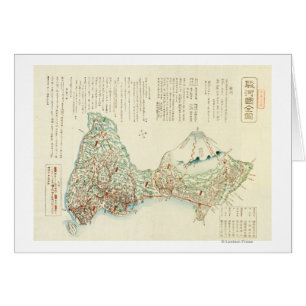 Shizuoka-ken, mapa de JapanPanoramic