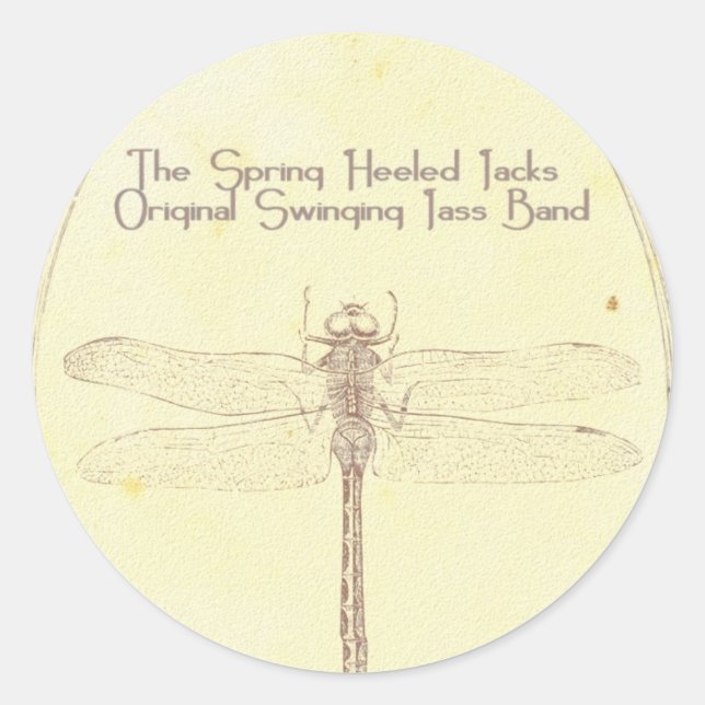 SHJ 2010: Hoja de Pegatina de la libélula (Anverso)