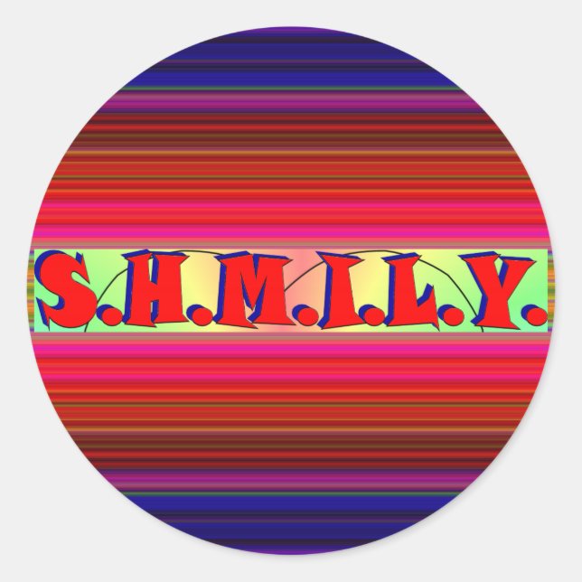 SHMILY Pegatina (Anverso)