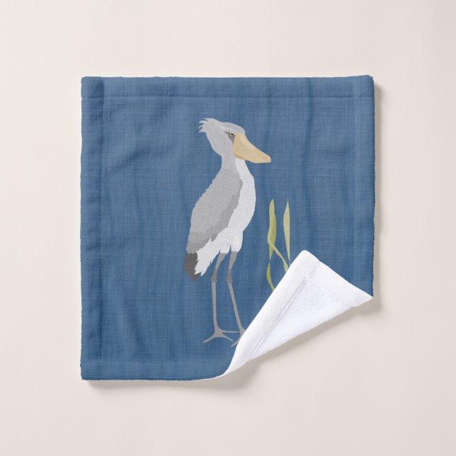 Shoebill Stork Washcloth (Toallita)