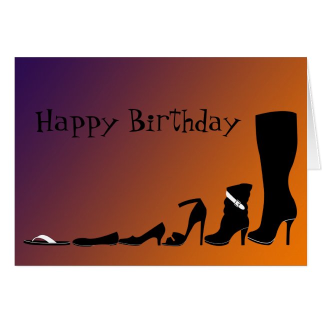 Shoes Happy Biratday Wish (Anverso (Horizontal))