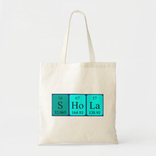 Shola nombre de la tabla periódica de la bolsa