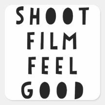 Shoot Film Feed Good Pegatina