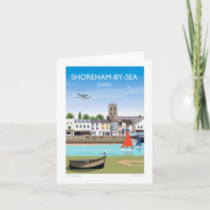 Shoreham con tarjeta de saludos de mar