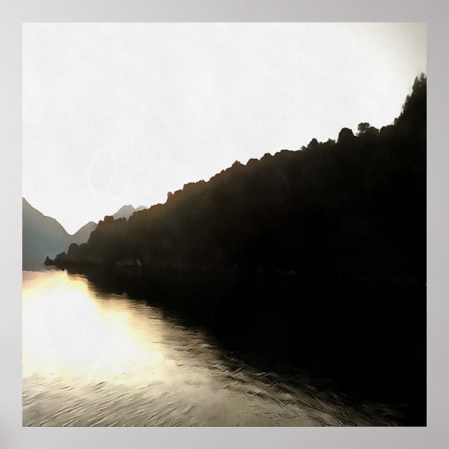 Shores Shadows Paisaje Arte (Frente)