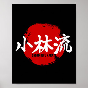 Shorin Ryu Karate Kanji Japón Bandera arte marcial