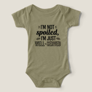 Short Sleeve Baby Bodysuit – Green, Fun Quote