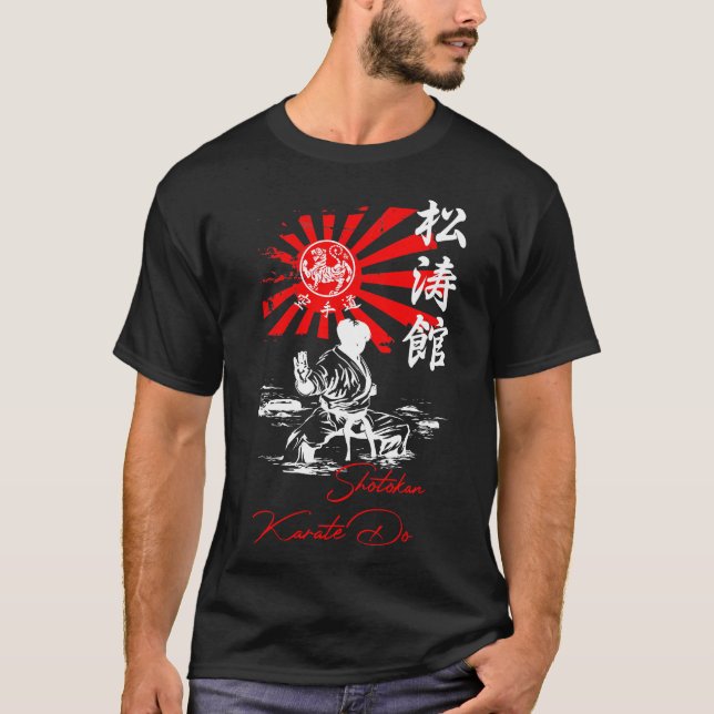 Shotokan Karate Tekki Stance Budo Moda Camiseta (Anverso)