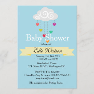 Showered with Love Baby Shower Invitaciones