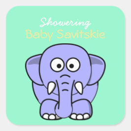 Showowling Baby Mason Jar Pegatina - Green Yellow