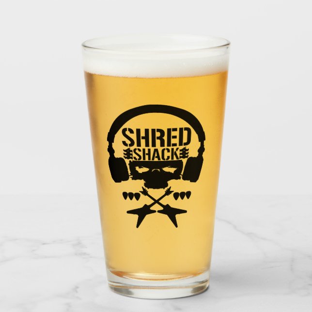 Shred Shack "Bullet Club Parody" Vidrio pintado (Anverso (lleno))