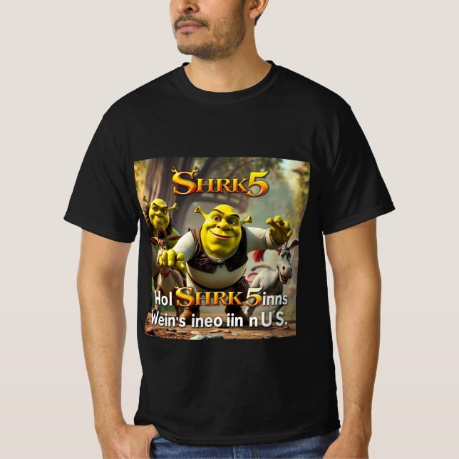 Shrek 5: La leyenda devuelve camiseta (Anverso)