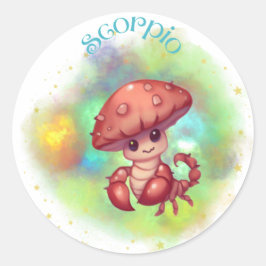 Shroomoscope Pegatina Escorpio