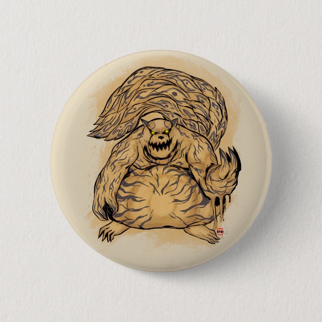 Shukaku el un botón atado de la bestia (Anverso)