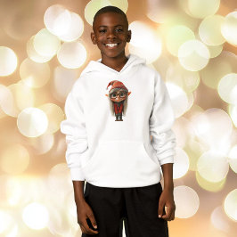Shy Chica Navidades Elf Boy's Hoodie
