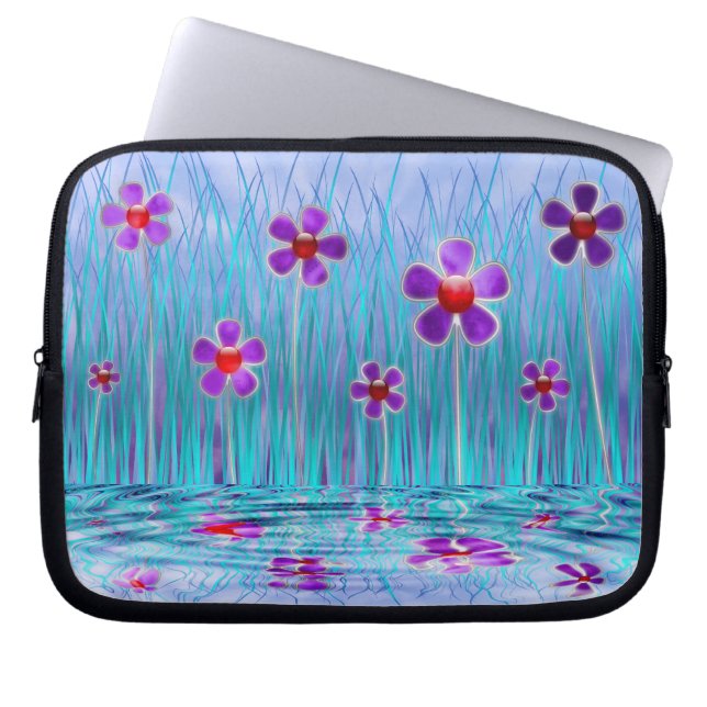 Shy Daisies Funda Portátil (Frente)