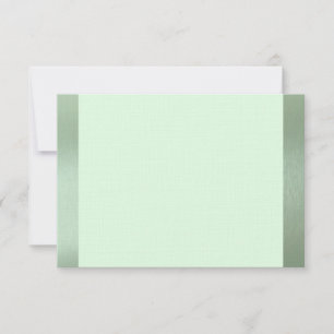 Shy Unicorn Green Metallic Flat Gracias Notas